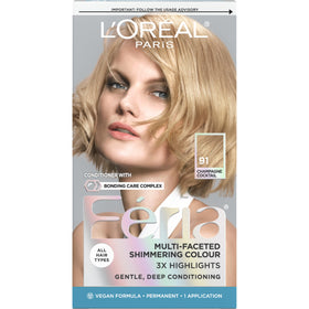 L'Oreal Paris Feria Hair Color Kit 91 Champagne Cocktail front view
