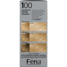 L'Oreal Paris Feria hair colour results on model