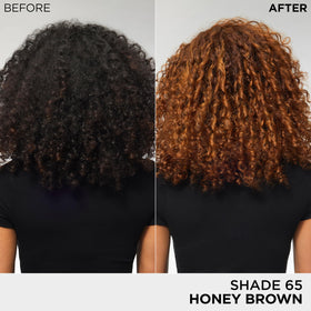 L'Oreal Paris Feria Honey Brown hair dye applied on hair