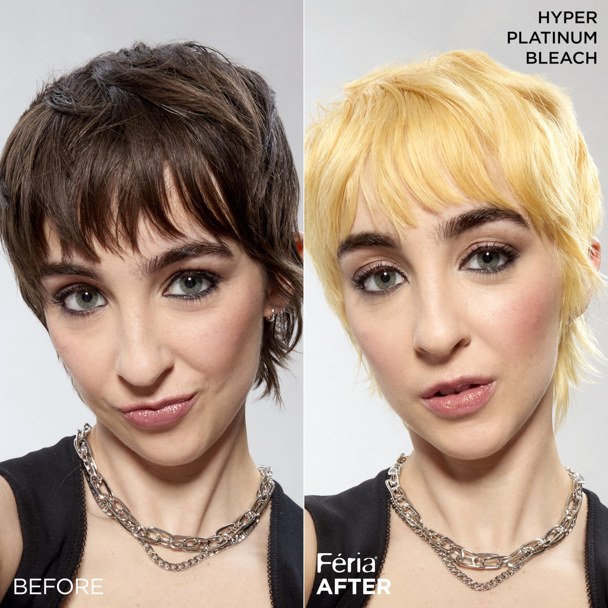 L'Oreal Paris Feria Hyper Platinum Hair Bleach instructions