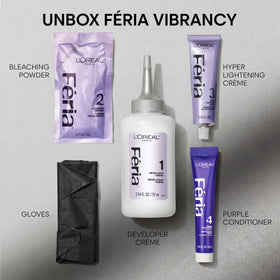 L'Oreal Paris Feria Hyper Platinum results on hair