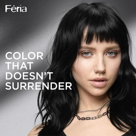 L'Oreal Paris Feria Jet Black hair color application instructions