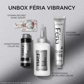 L'Oreal Paris Feria Jet Black Hair Color Bonding Care Complex Conditioner