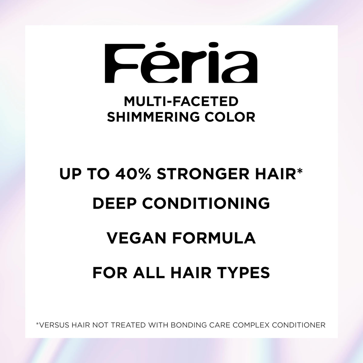 L'Oreal Paris Feria Midnight Bold Hair Dye contents including developer crème and conditioner