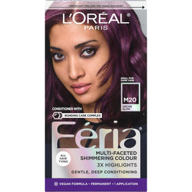 L'Oreal Paris Feria Midnight Bold Hair Dye Orchid Glow packaging front view