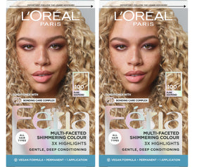 L'Oreal Paris Feria Multi-Faceted Hair Color 100 Pure Diamond kit front view