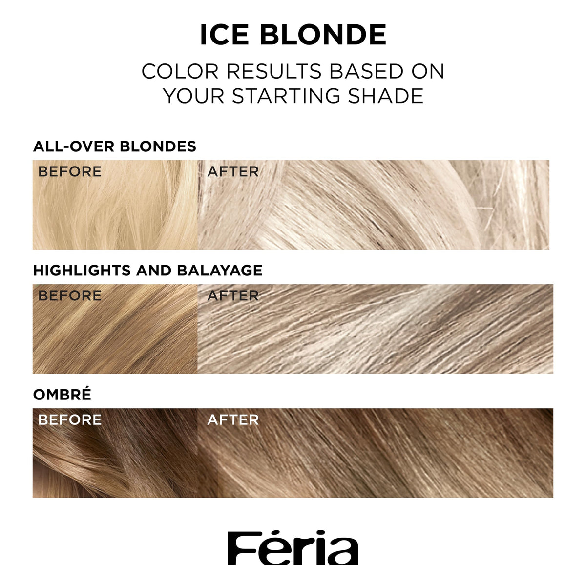 L'Oreal Paris Feria Pearl Blonde Hair Toner application instructions