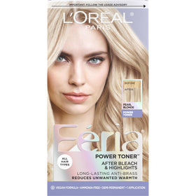 L'Oreal Paris Feria Pearl Blonde Hair Toner front view