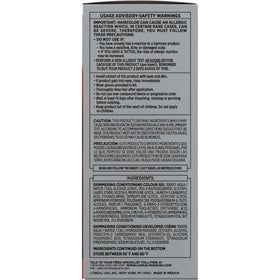 L'Oreal Paris Feria R68 Ruby Rush hair dye kit contents