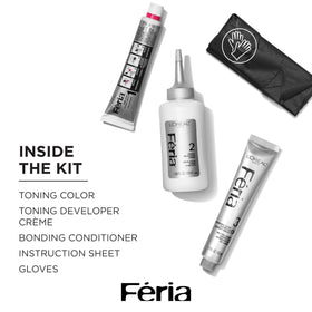 L'Oreal Paris Feria Toner Iced Brunette results on hair