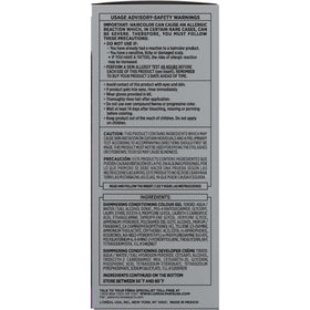 L'Oreal Paris Feria V28 Midnight Violet hair color application instructions