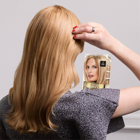 L'Oreal Paris Hair Color LB01 Extra Light Ash Blonde shade comparison