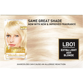 L'Oreal Paris Hair Colour Kit LB01 packaging side view