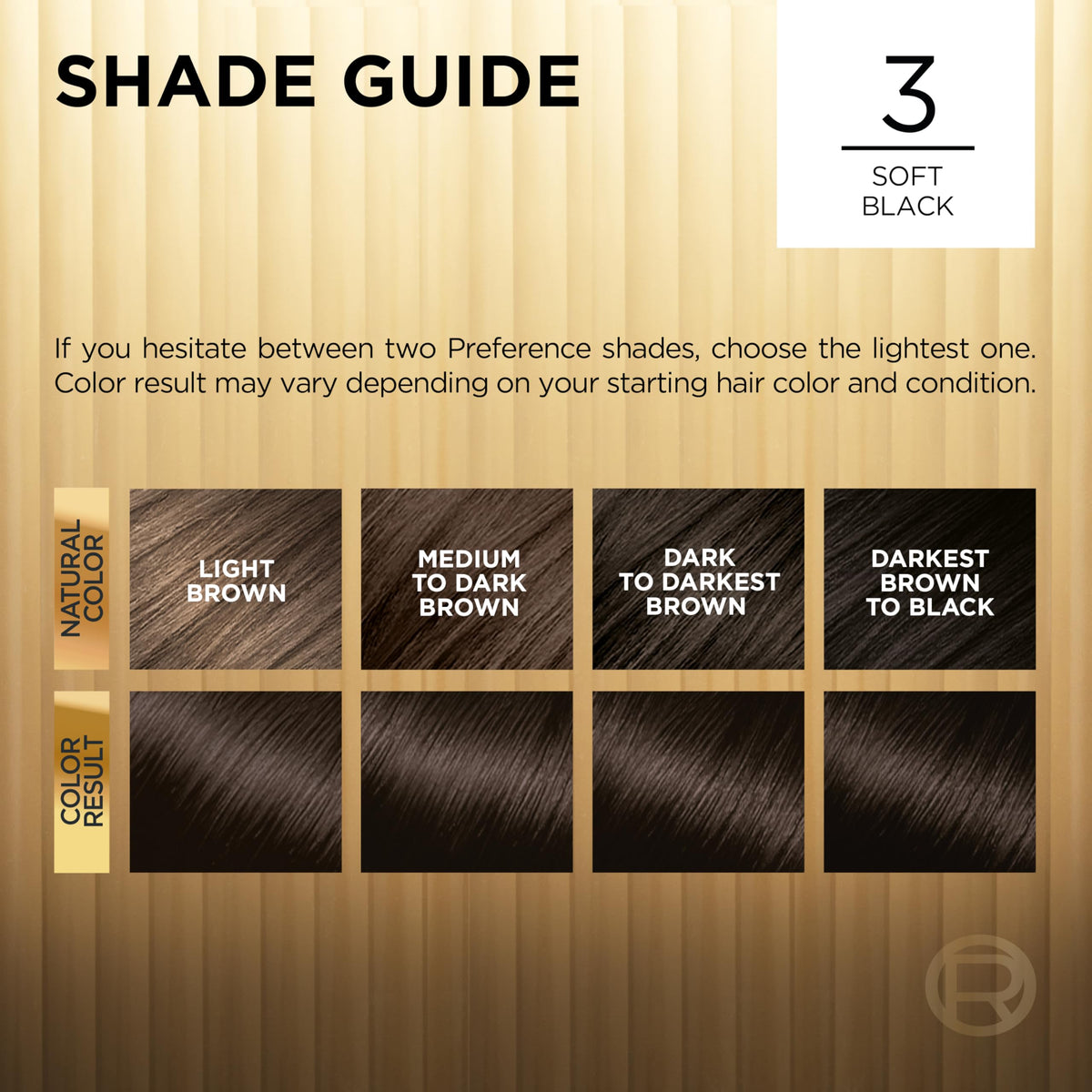 L'Oreal Paris hair dye gloves included in the kit