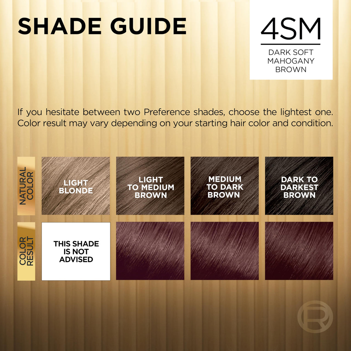 L'Oreal Paris hair dye model showing vibrant hair color