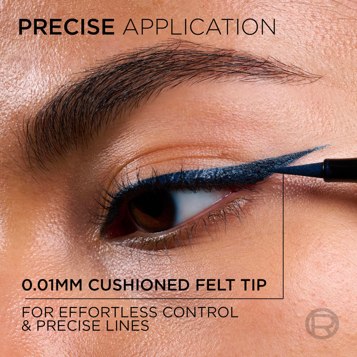 L'Oreal Paris Haute Precision Liquid Eyeliner with felt tip close-up