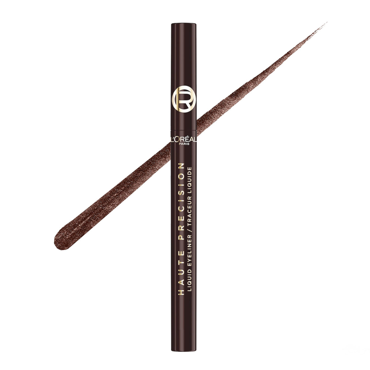 L'Oreal Paris Haute Precision Waterproof Liquid Eyeliner in 020 Brown Leather front view