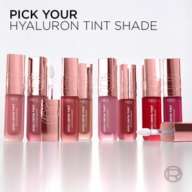 L'Oreal Paris Hyaluron Tint Lip Stain Serum 521 Bordeaux shade comparison