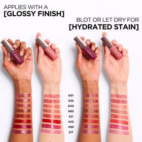 L'Oreal Paris Hyaluron Tint Lip Stain Serum 601 Worth It shade display