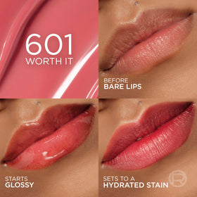 L'Oreal Paris Hyaluron Tint Lip Stain Serum applicator close-up