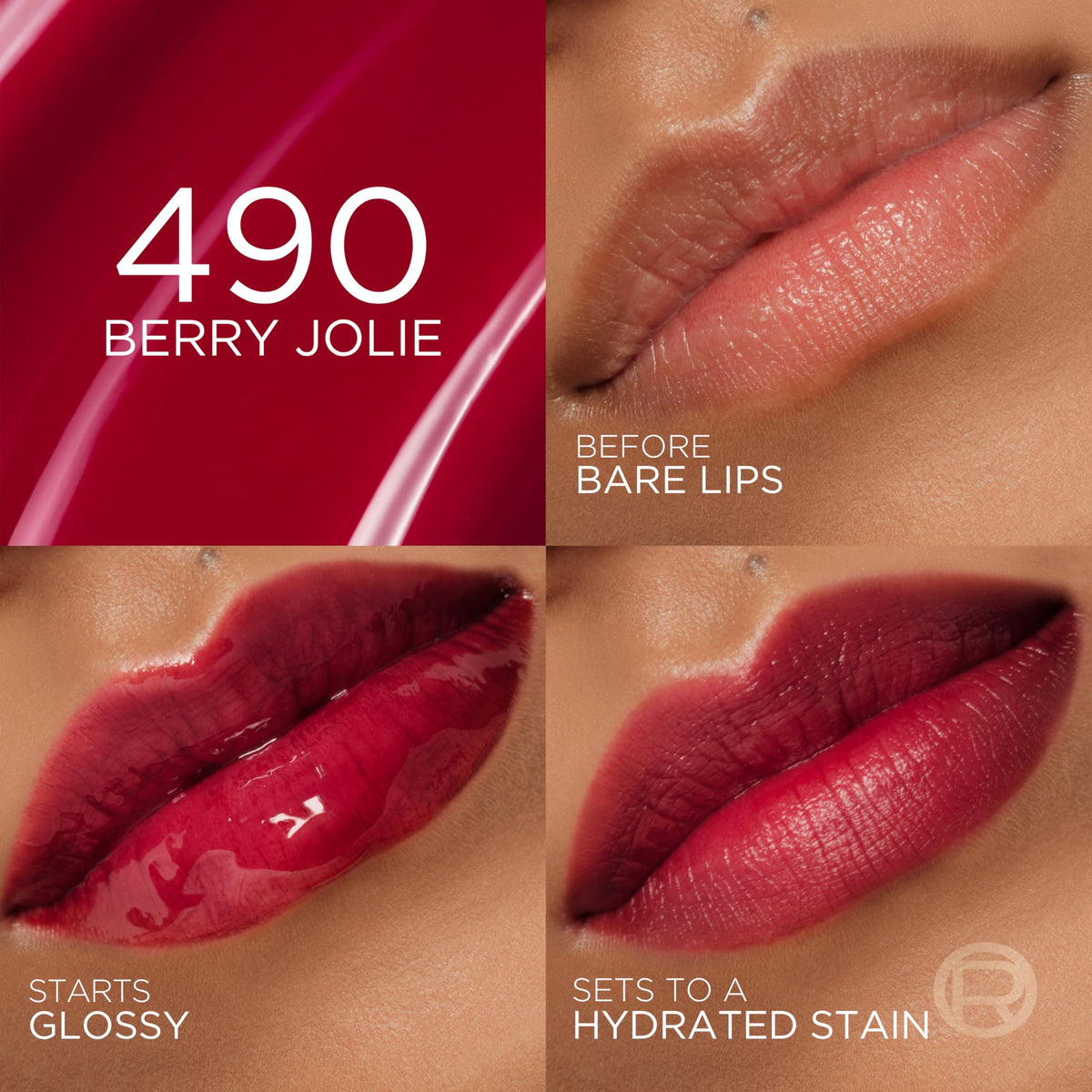 L'Oreal Paris Hyaluron Tint Lip Stain Serum applicator close-up