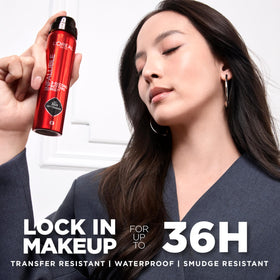 L'Oreal Paris Infallible 3-Second Setting Spray bottle side view