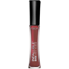 L'Oreal Paris Infallible 8 Hour Hydrating Lip Gloss Cherry Flash front view
