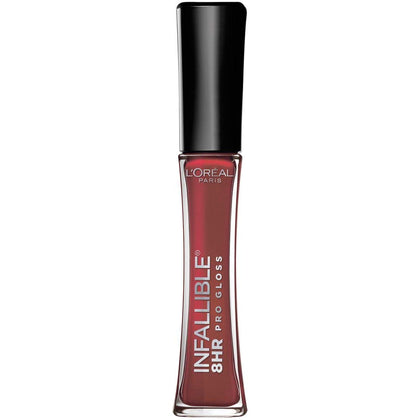 L'Oreal Paris Infallible 8 Hour Hydrating Lip Gloss Cherry Flash front view