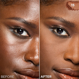 L'Oreal Paris Infallible Blur-fection Loose Setting Powder being applied with a brush