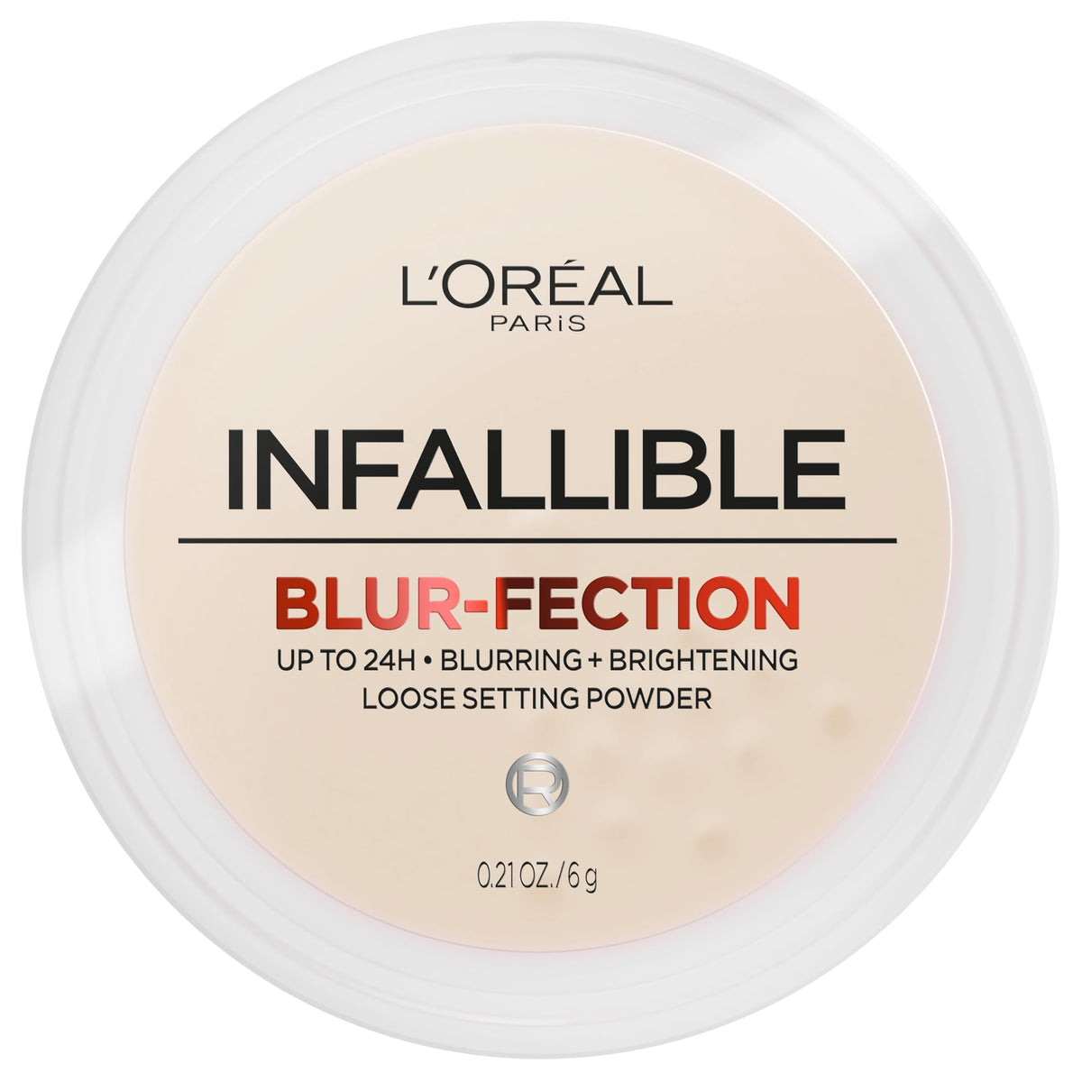 L'Oreal Paris Infallible Blur-fection Loose Setting Powder front view