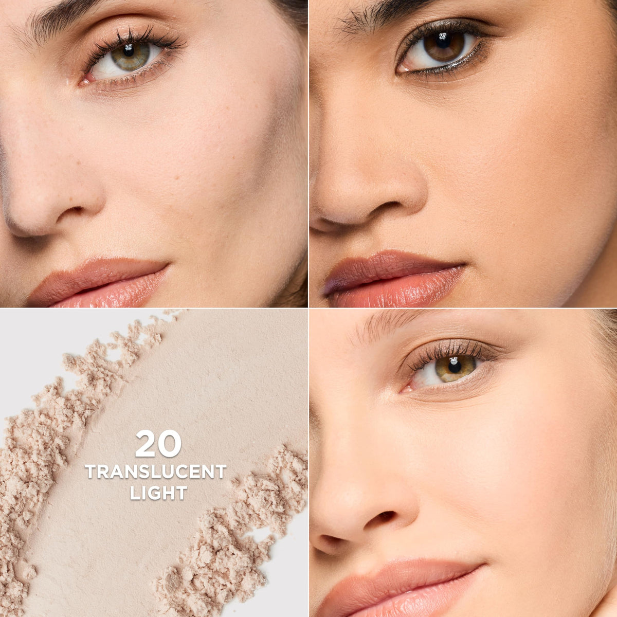 L'Oreal Paris Infallible Blur-fection Loose Setting Powder with beauty tools