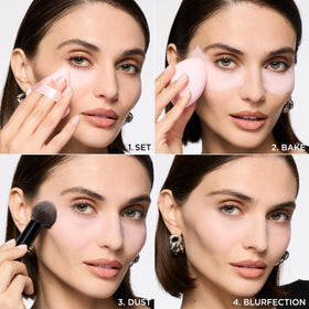 L'Oreal Paris Infallible Blur-fection Setting Powder swatch on skin