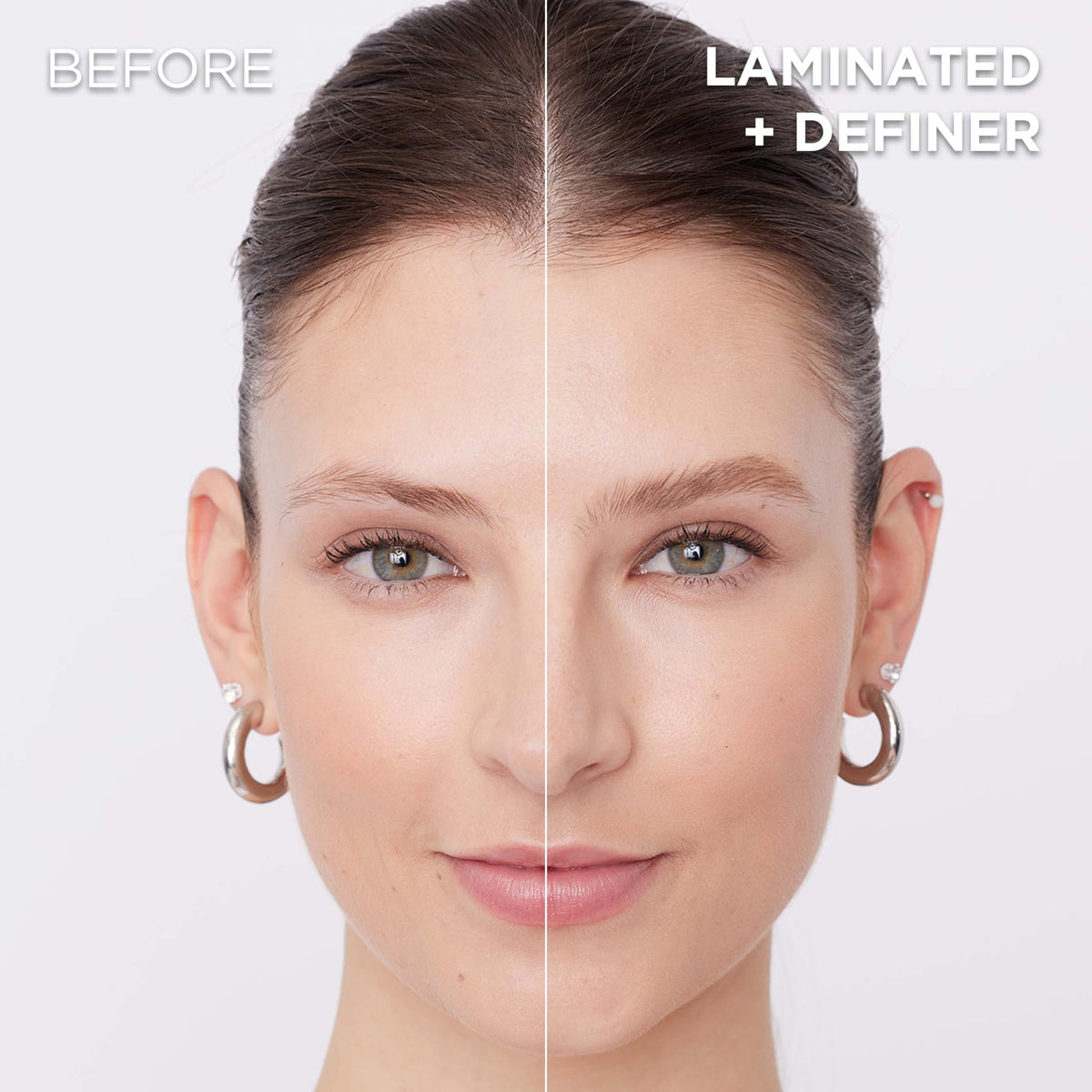 L'Oreal Paris Infallible Brow Lamination Gel application on brows