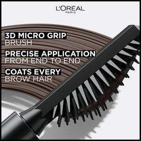 L'Oreal Paris Infallible Brow Mascara applied on model's eyebrows