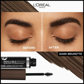 L'Oreal Paris Infallible Brow Mascara showing 3D micro-grip brush