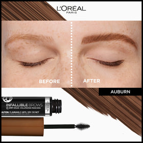 L'Oreal Paris Infallible Brow Mascara showing 3D micro-grip brush