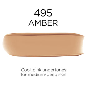 L'Oreal Paris Infallible Foundation 495 Amber application on model