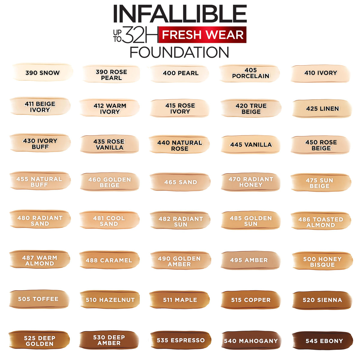 L'Oreal Paris Infallible Foundation in use during makeup application