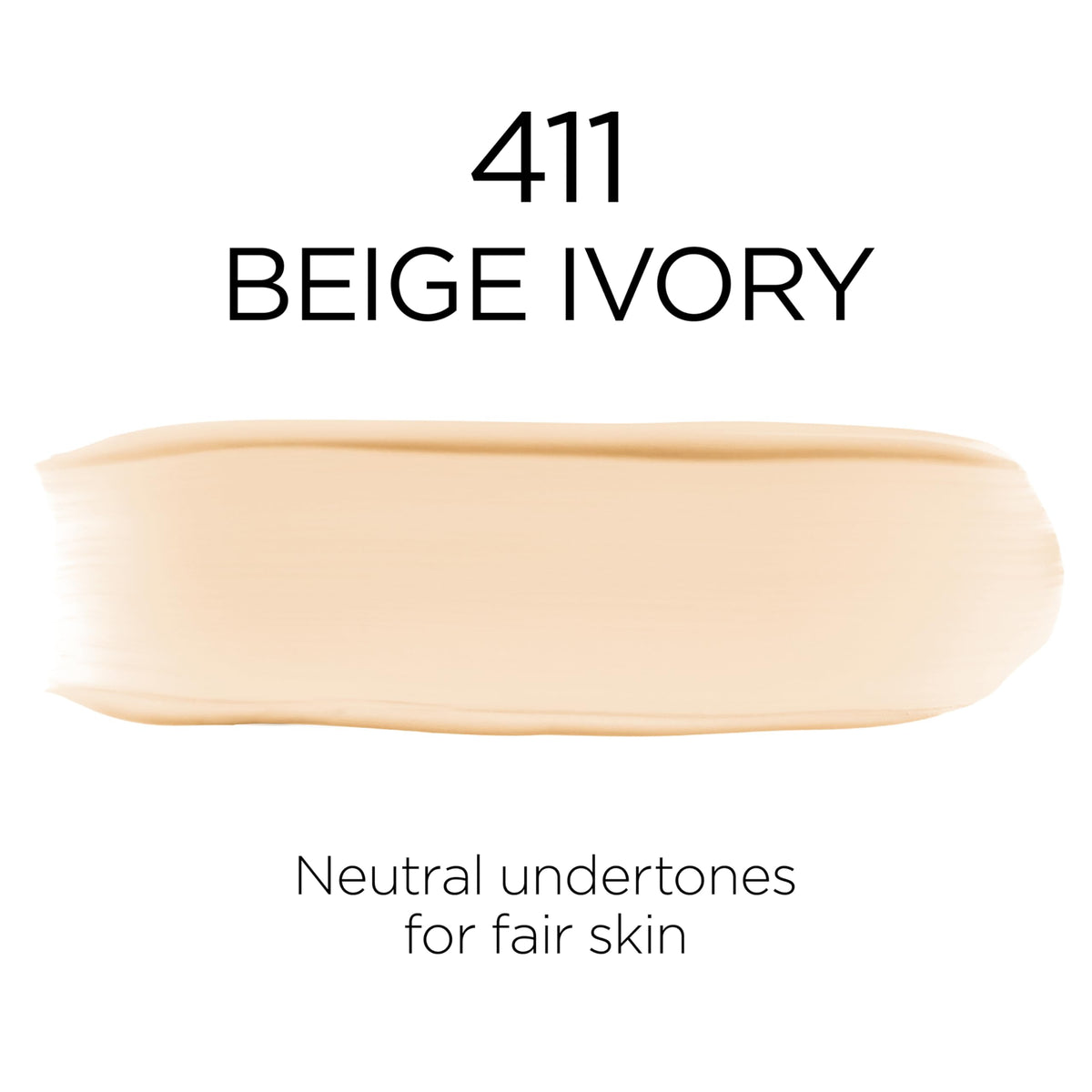 L'Oreal Paris Infallible Fresh Wear Foundation 411 Beige Ivory texture close-up