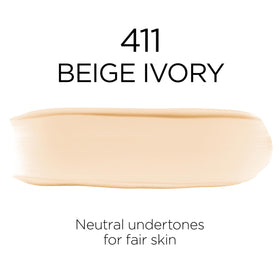 L'Oreal Paris Infallible Fresh Wear Foundation 411 Beige Ivory texture close-up
