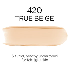 L'Oreal Paris Infallible Fresh Wear Foundation 420 True Beige with applicator