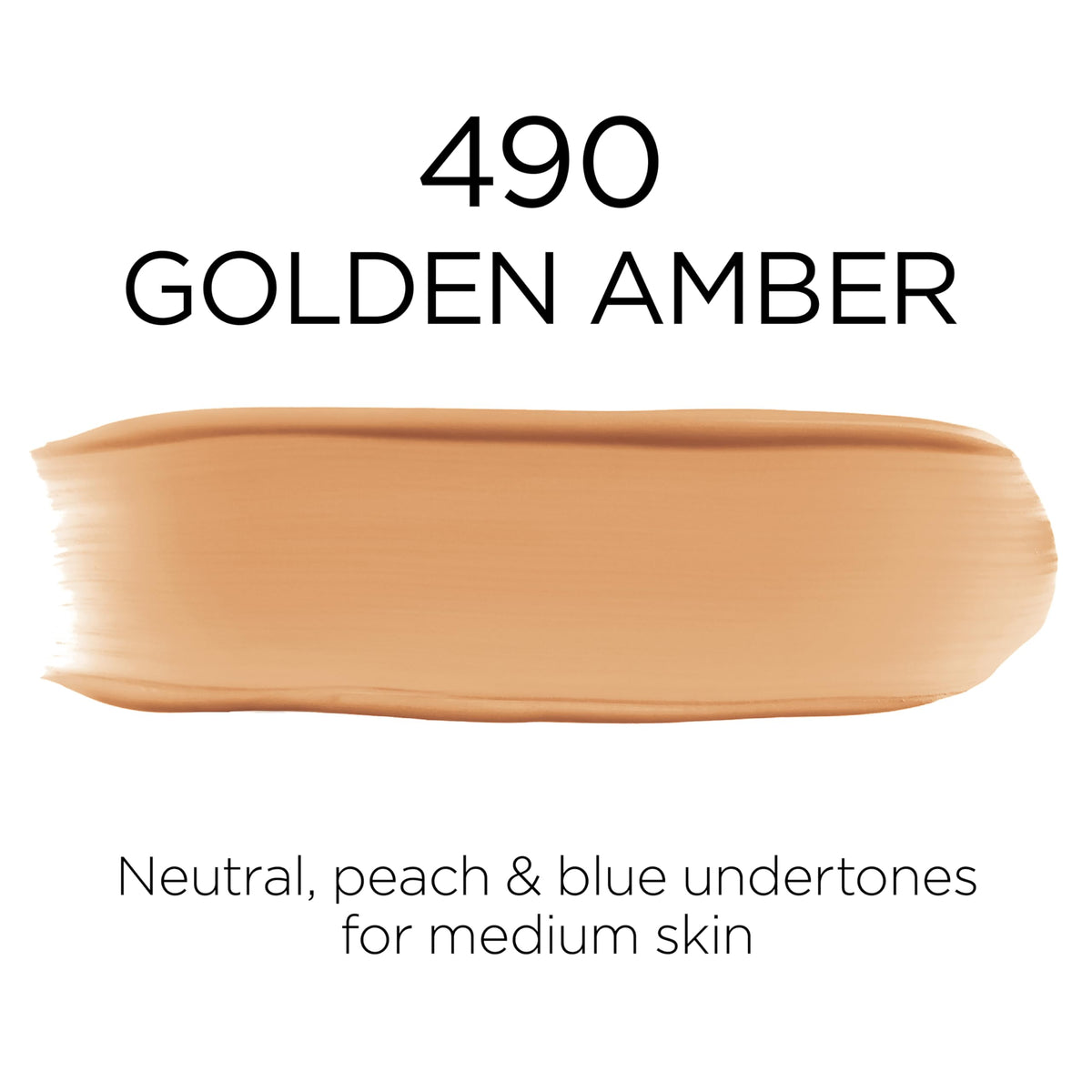 L'Oreal Paris Infallible Fresh Wear Foundation 490 Golden Amber in makeup kit