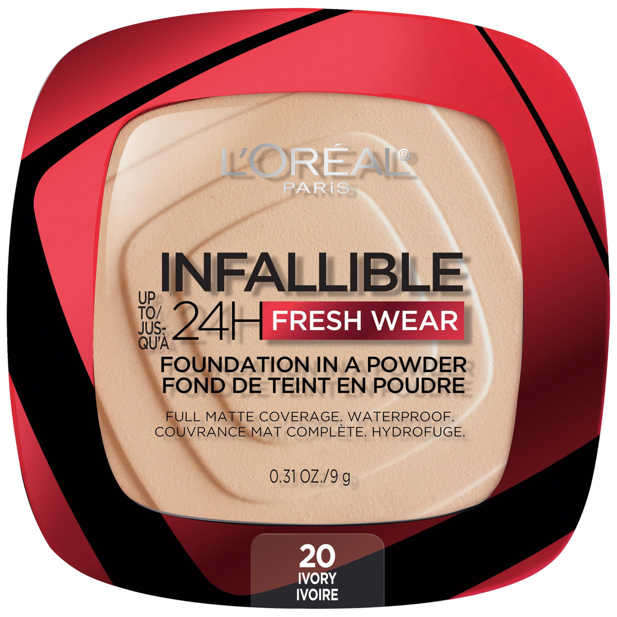 L'Oreal Paris Infallible Fresh Wear Foundation Powder Ivory front view