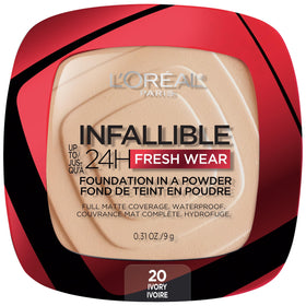 L'Oreal Paris Infallible Fresh Wear Foundation Powder Ivory front view