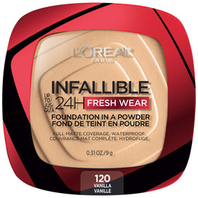L'Oreal Paris Infallible Fresh Wear Powder Foundation packaging front view