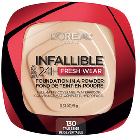 L'Oreal Paris Infallible Fresh Wear Powder Foundation True Beige front view