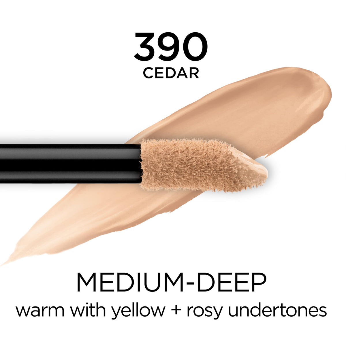 L'Oreal Paris Infallible Full Wear Concealer Cedar applicator close-up