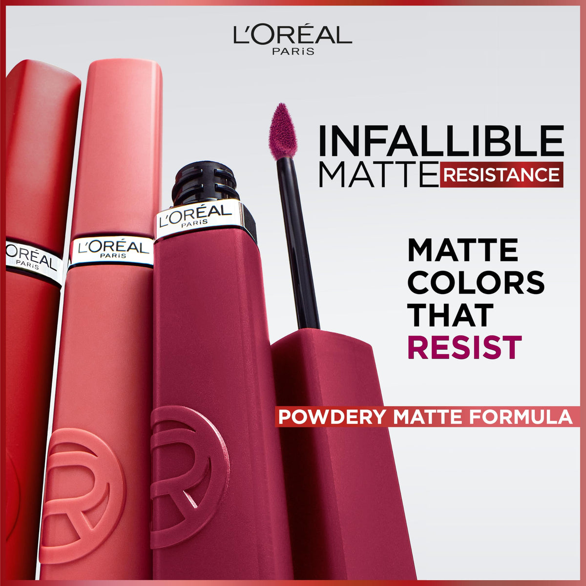 L'Oreal Paris Infallible Matte Liquid Lipstick 240 precise applicator