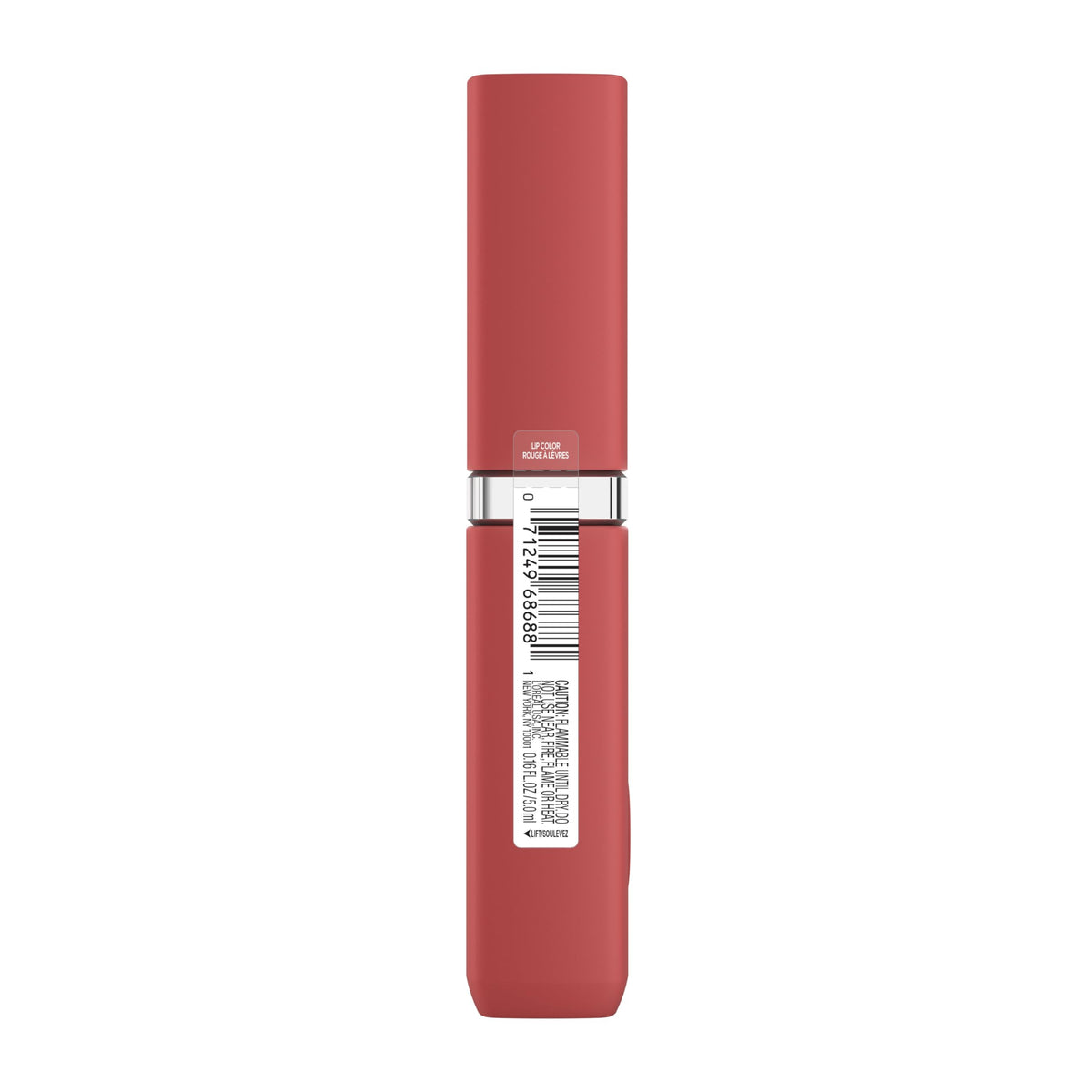 L'Oreal Paris Infallible Matte Resistance Liquid Lipstick in Crush Alert 645 with texture detail