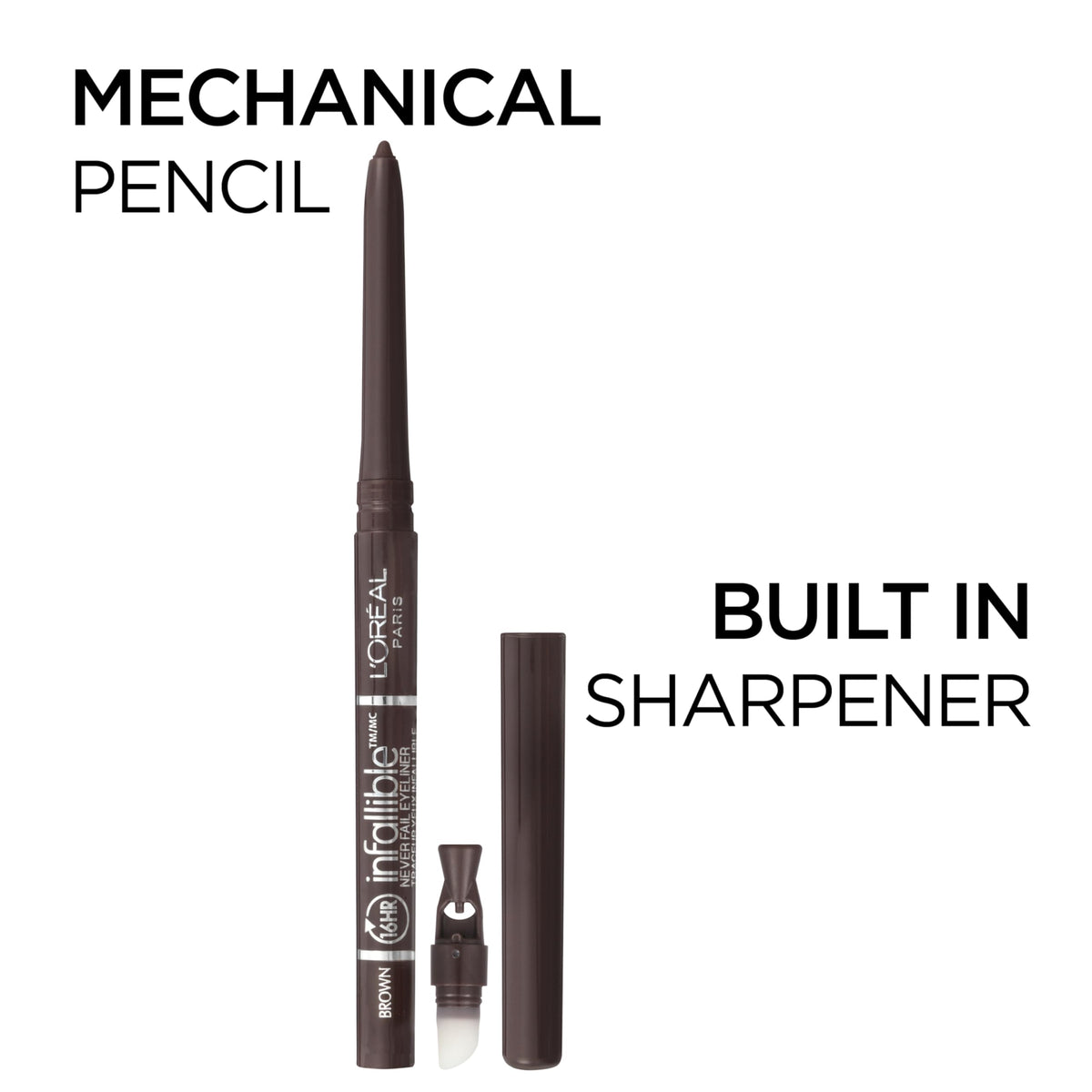 L'Oreal Paris Infallible Mechanical Eyeliner showing creamy texture